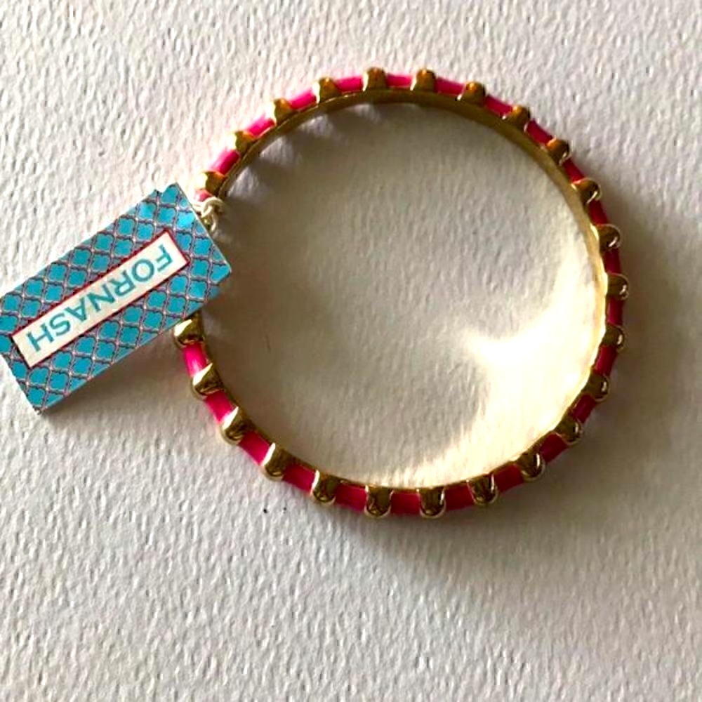 FORNASH bracelet color gold and‎ pink